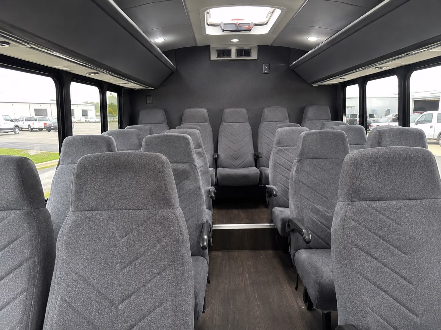 mesquite 20 passenger minibus inside