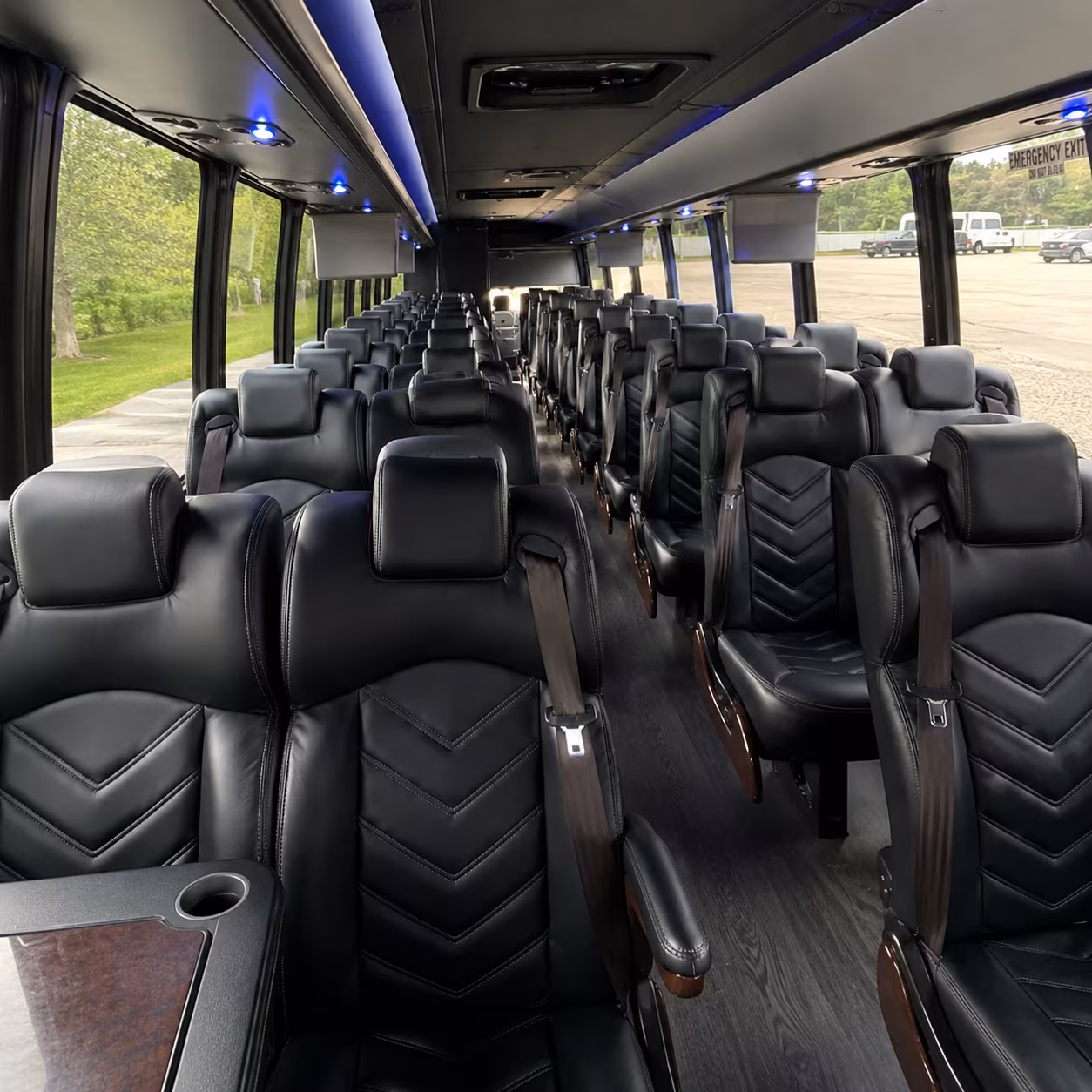mesquite 35 passenger minibus inside