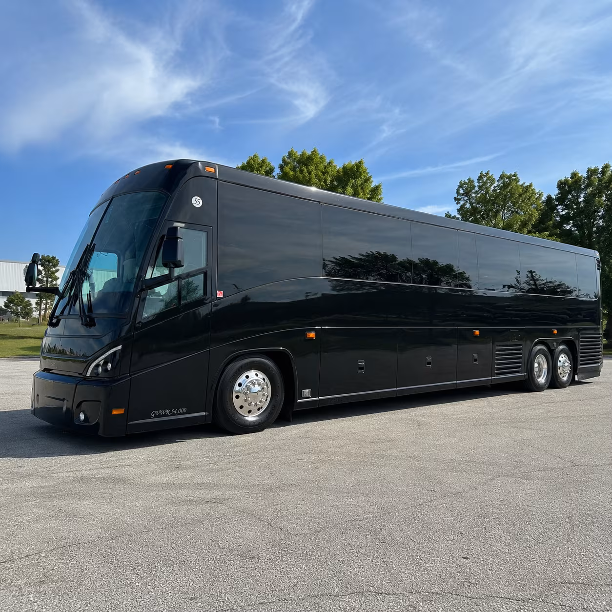 mesquite 47 passenger charter bus