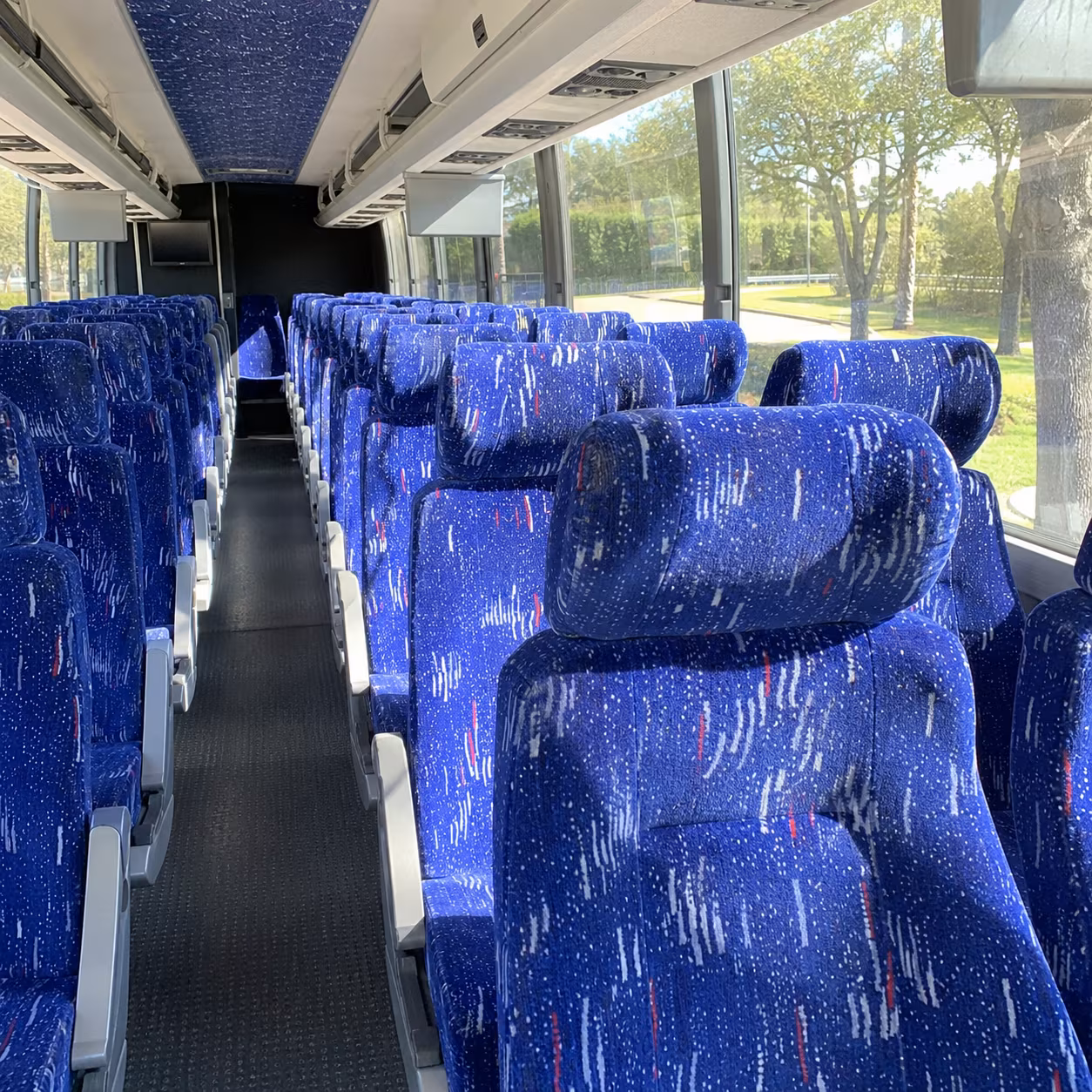 mesquite charter bus interior