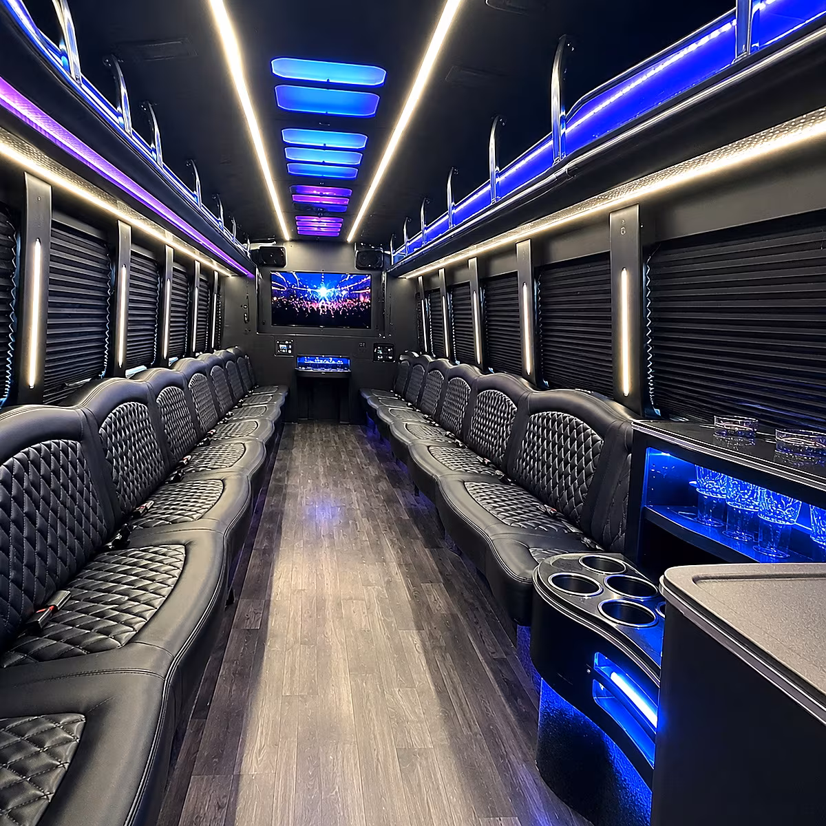 mesquite party bus interior