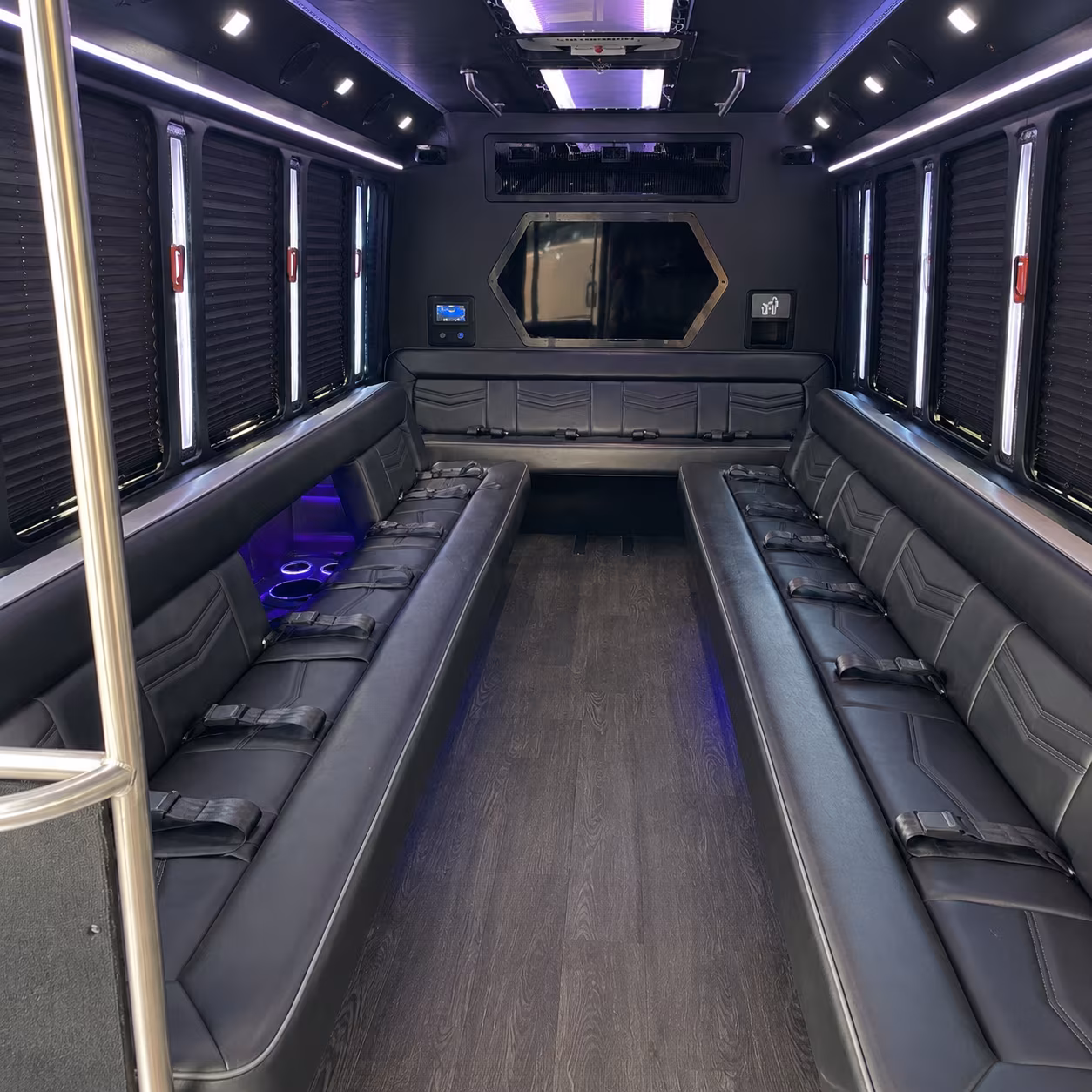 party buses for mesquite wedding parties and bridal groups